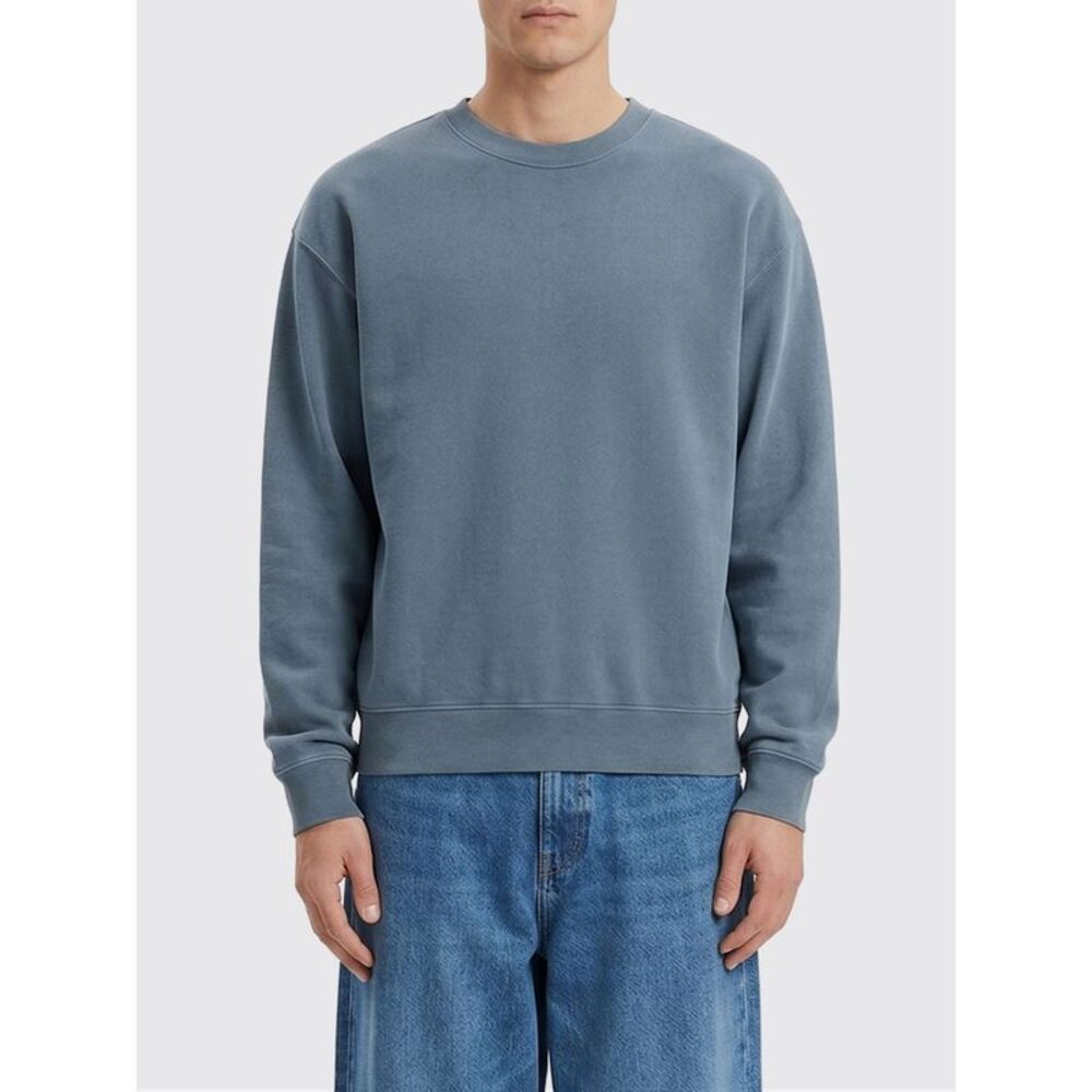Golden Goose Sweatshirt Men Gnawed Blue